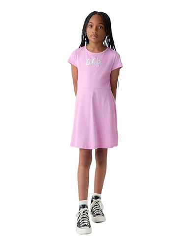 Image of Gap Girls' Short Sleeve Logo Dress