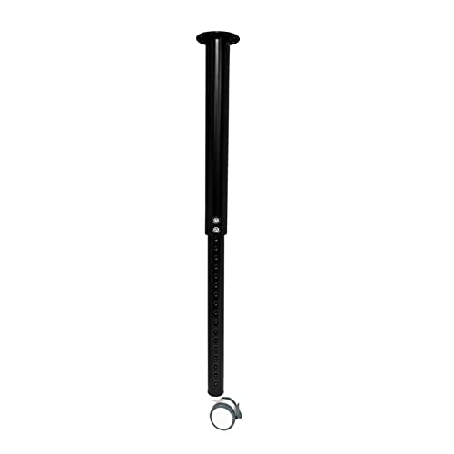 Pied de meuble télescopique support métallique roulettes pour commode