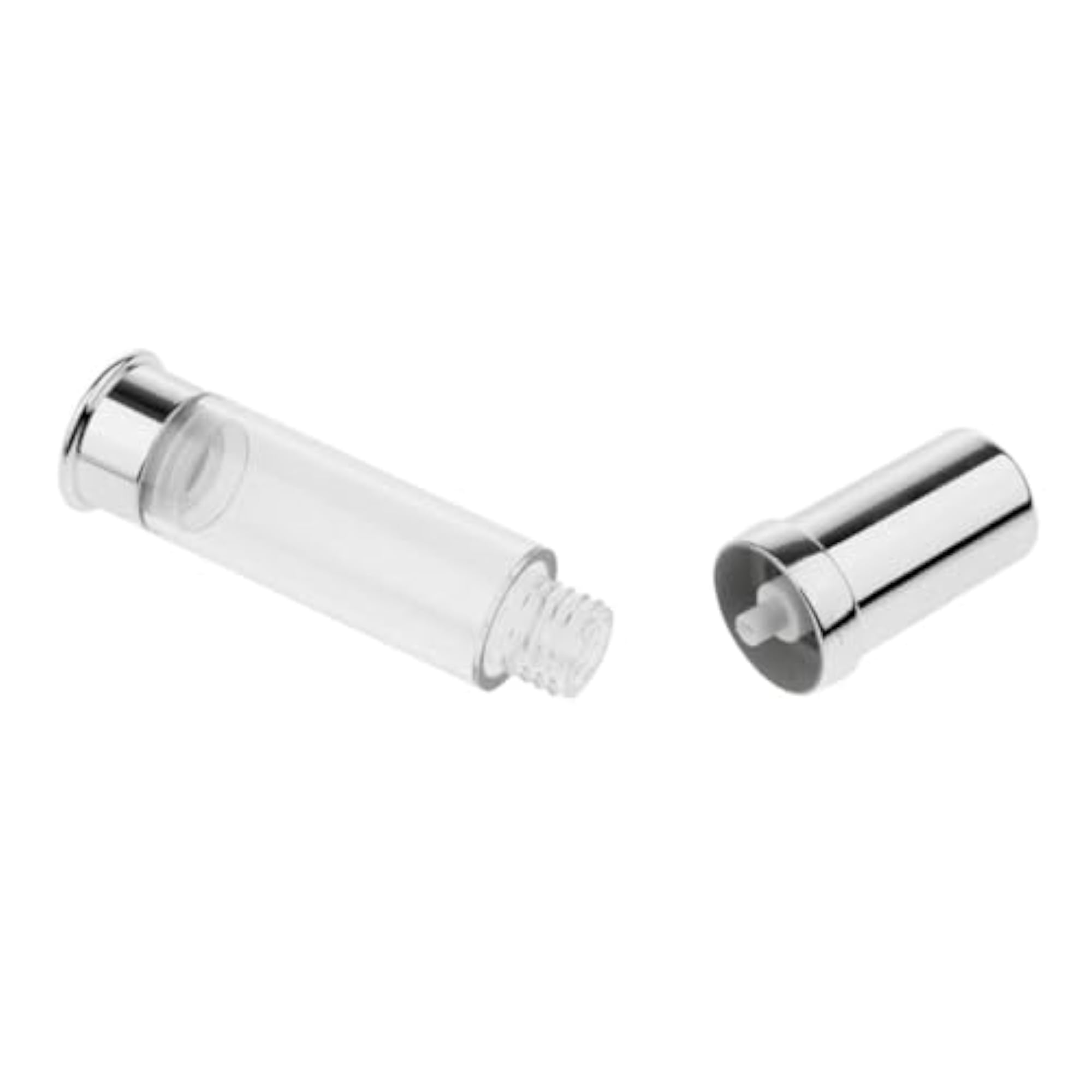 Refillable Cosmetic Lotion Serum Pump Bottle, 10ml