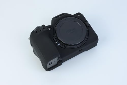 Funda para cámara Nikon Z5 II, silicona negra ligera miniatura 2