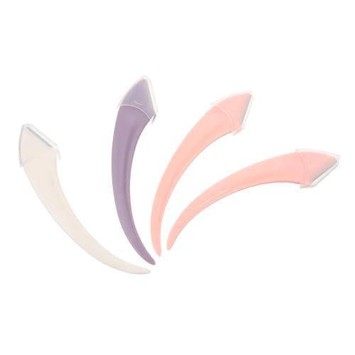 FIXOSHEE 4 piezas Kit para Cejas con Mango Ergonómico Recortadoras Portátiles para Maquillaje Afiladas y para Eliminar Facial Mujeres y Hombres