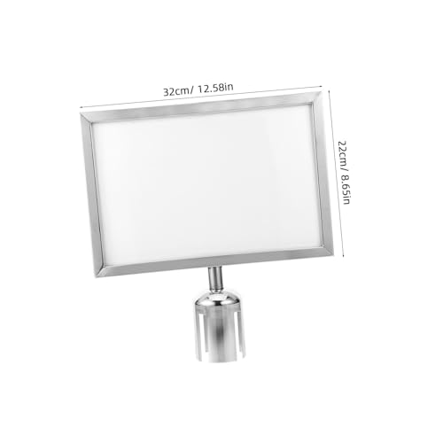 Support vertical double face pour cadre affichage de poteau - 2