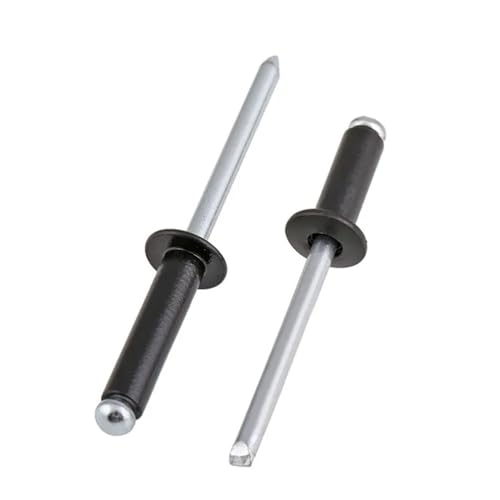 Rivets aveugles alu noir M2.4 pour fixation marine et assemblage - 7