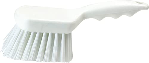 Image of SPARTA 40541EC02 Plastic Scrub Brush, Utility Brush, Kitchen Brush With Hanging Hole For Cleaning, 8 Inches, White