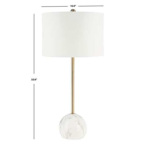 Lámpara de Mesa SAFAVIEH Kyrene 32 pulg Mármol Dorado miniatura 6