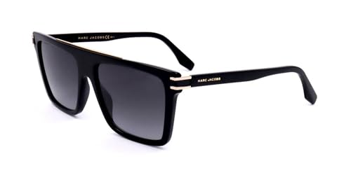 Image of Marc Jacobs Marc 568/s 807/9O BLACK Sunglasses Men's Acetate, Standard, 58