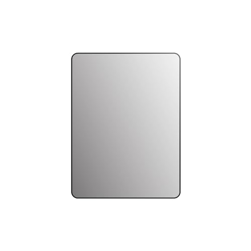 Talos Picasso Design Mirror Black 60 x 80 cm Aluminium Frame for Timeless Ambience Perfect Bathroom Mirror and Wall Mirror