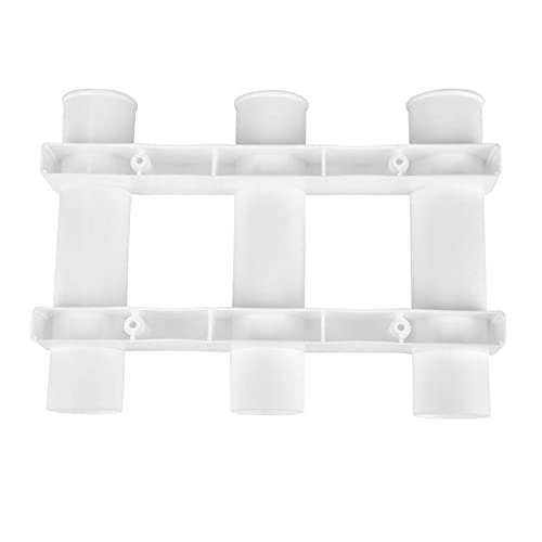 3 Tubi ABS Plastica Barca Rod Holder con 4 Viti