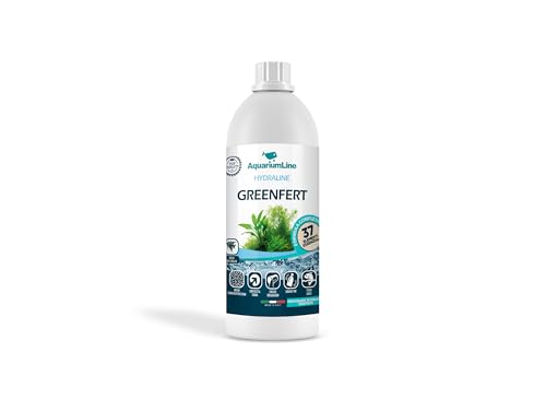 AquariumLine Green Fert – Fertilizzante Liquido per Piante Acquatiche – Con Macro e Micronutrienti – Sicuro per Pesci e Invertebrati (500ML)
