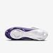 Nike Vapor Speed 3 Football Cleats (HM8849-101, White/Court Purple/Metallic Silver/Black) Size 8