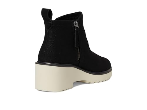 Image of TOMS Women's Maude Wedge Boot, Leather Upper, OrthoLite Insole, Side Zip, Lightweight