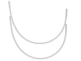 Porcelynne Carbon Steel Replacement Underwire Repair - Nylon Coated - Heavy Gauge Sturdy Wire for...