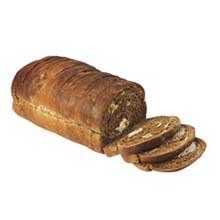European Bakers Thick Sliced Seeded Marble Rye, 5/8 inch -- 8 per case.