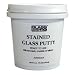 Stained Glass Putty - 1/2 Pint - 8oz Bottle -Black