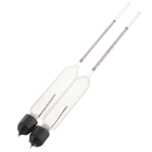 SEWACC - SEWACC Lot de 2 Densimètres à Lait pour Vache et Chèvre Hydromètres Analytiques Précision 0-40 Instrument de Test de Laboratoire pour Contrôle Qualité Produits Laitiers