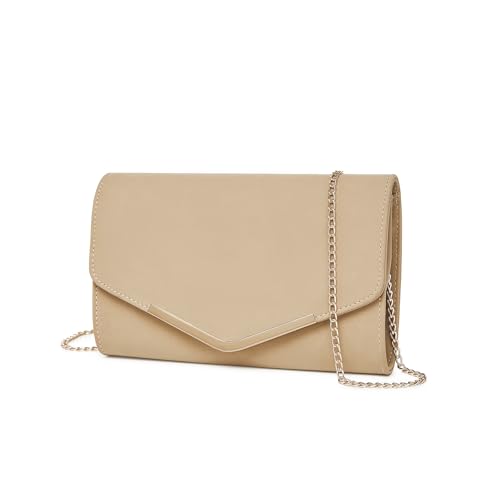 Miss Lulu Bolso Mujer Bandolera Pequeño, Clutch para Fiesta - Ideal para Fiestas y Movilidad Diaria - Con Espacio Especial para Teléfono - Duradero y Estiloso