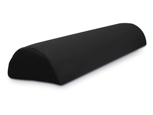 Wellcore Poduszka Półcylindryczna Wellcore, 60 x 18 cm, Czarna