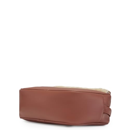 Image of Caprese Perline Sling Bag, Tan-Medium | Self Designed Handbag for Women | Adjustable Strap & Spacious Interiors | Perfect Ladies Purse for Carrying Everyday Essentials & Travel