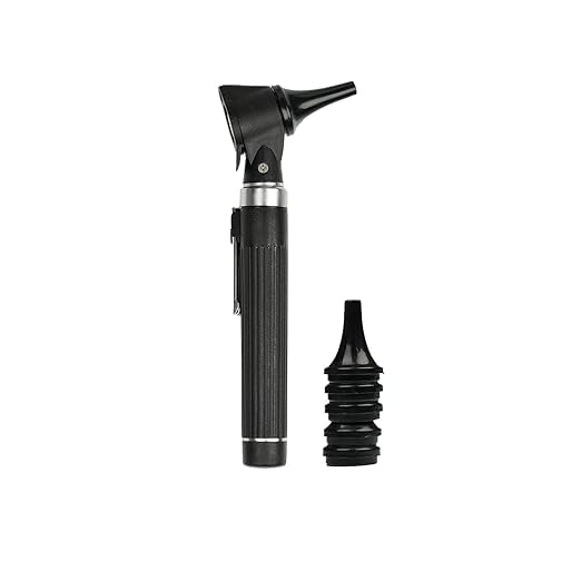 MCP Healthcare Mini Otoscope with LED White Light - Pocket-Sized Auriscope for Medical Professionals (Black)-picture-34