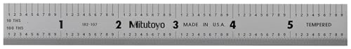 Mitutoyo Stahlmaßstab 150mmx6 182-107
