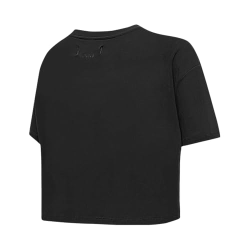 Camiseta NBA de algodón para mujer que buscan comodidad holgada XL negra 4