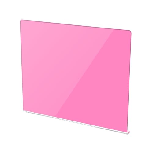 Tabla de cortar acrílica rosa claro, grande 41.91 cm x 34.04 cm con bases antideslizantes de silicona para cocina miniatura 2