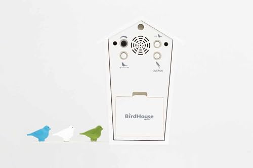 Coucou moderne KOOKOO Birdhouse Mini blanc avec chants d'oiseaux - 4