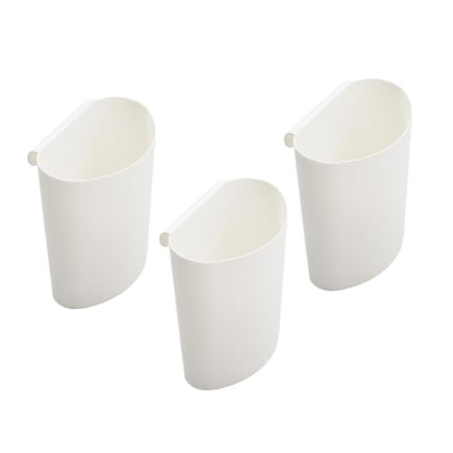 Beaupretty 5sets 3pcs Hanging Storage Bucket Space Saving Plastic Accessory Cart Containers for Waste Collection Compact Design for Home Store Use Durable Material 3pcs*5 - Thumbnail 2
