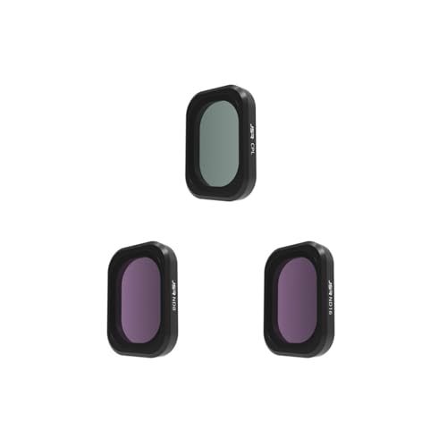 Osmo Pocket 3用 3個 フィルターキット CPLフィルター+ND8 ND16 減光フィルター HD光学ガラス 多層コーティング アルミ合金フレーム DJI用アクセサリー 簡単設置 人気 実用 便利グッズ 撮影 POV撮影必要