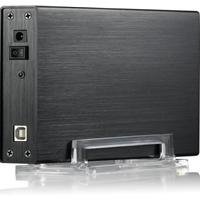 E-U35FS - EVO E-U35FS 3.5" Sata USB 2.0 Slim External Hard Drive Enclosure Black Colour