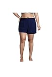 Lands' End Womens Comfort Waist 5in Board Short Deep Sea Navy Regular 12