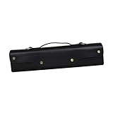 CONGARTENO Tragbare Flötentasche Schwarz Handtasche Flötenbox Organizer Robust für Querflöte Outdoor Performance Geeignet Langlebig Pflegeleicht