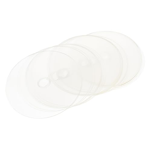 Housoutil 30pcs Transparent Cd Discs for Crafting and Painting Disks for Wall Decor Boys and Girls Art Projects and Party Decorations
