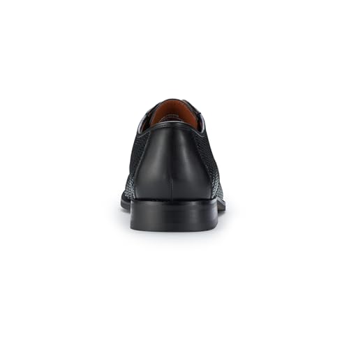 Image of Ferro Aldo Men's Modern Cap-Toe Derby Collection | Statement Dress Shoes in Floral, Woven, & Classic Styles