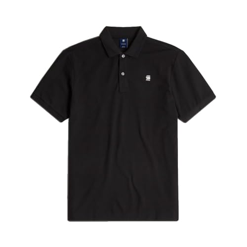 Miniatura 4 de G-Star Para Hombre Polo Dunda Slim , Negro Dk Black D11595-5864-6484 , L