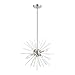 Livex Lighting 48824-91 Uptown - 6 Light Pendant In Sparkling Style-25.25 Inches Tall and 20 Inches Wide, Uptown - 6 Light Pendant In Sparkling Style-25.25 Inches Tall and 20 Inches Wide