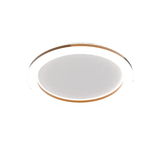 Luminaire de plafond rond mince encastré réglable pour supprimer les zones d'ombre