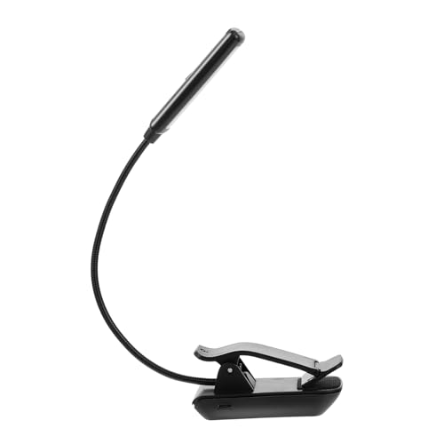 ARTIBETTER 1set Led Reading Book Light Brightness Color Temperature Rechargeable Clip Lamp for Music Scores Piano and Bedside Use Eye-Caring Design