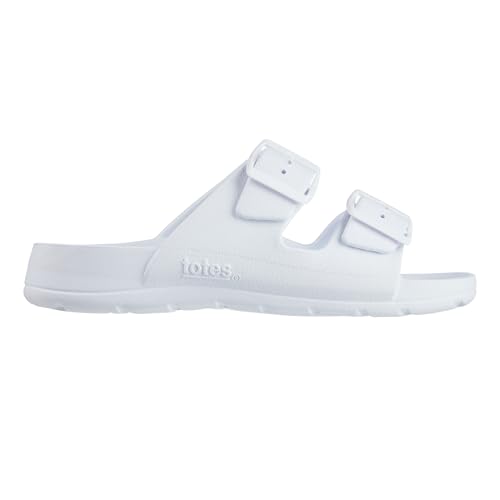 Image of totes Women's Everywear Lightweight Waterproof Adjustable Double Buckle Slide Sandal