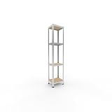 shelfplaza® 180x40x30cm HOME Scaffale metallo per carichi pesanti zincato con 4 ripiani con 175kg capacità di carico/Scaffali in metallo per garage come scaffali per ripostiglio o officina