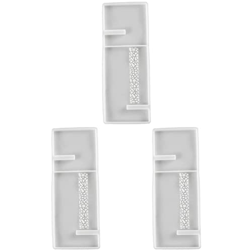 EXCEART 3 Uds Soporte de Decoración Epoxi Hogar Artesanía Moldes Oficina Resina Teléfono Desmontable Fundición Celular Estante Tableta para Móvil Soporte Hacer Silicona Teléfono Cover