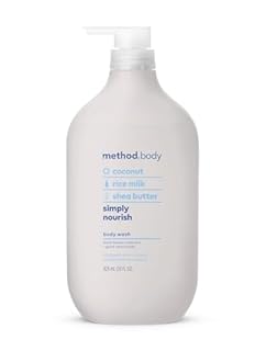 Method Body Wash, Simply Nourish, Paraben and Phthalate Free, 28 oz (Pack of 1)