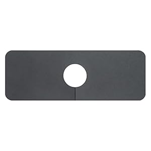 Gidenfly Spoelbakmat voor keukenkranen – microvezel spatbescherming – druppel- en spatvanger, super absorberende en herbruikbare absorberende mat voor kranen, 38 cm x 14 cm