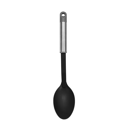 Fackelmann MODE Solid Spoon, Non-Stick Plastic Cooking Spatula, Heat-Resistant Up To 200 Degrees