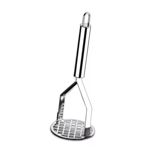 Amassador Batata Inox ergonômico Amassador Legumes Feijão Purê Multiúso Resistente Aço Inoxidável Re
