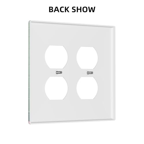 Decorative Outlet Covers Funny Black Cat Newspaper Pink Toilet 2 Gang Wall Plate Cover Double Duplex Receptacle Two Switch Light Switch Cover Plate Jumbo Dual Faceplate