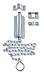 Spring Loaded Chain Bolts, Zinc