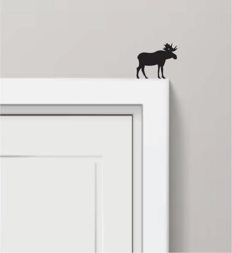 Vinilos decorativos con diseño de alce 2 piezas miniatura 3