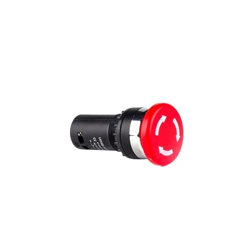 Bouton interrupteur d'arrêt d'urgence LA38 22mm NO NC à verrouillage automatique