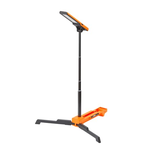 サンワサプライ 充電式 LED作業灯(高さ調整・折りたたみ収納可能) LED-FL2